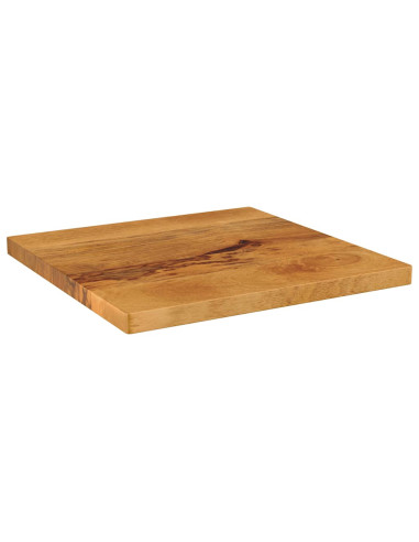 Piano per Tavolo 50x50x3,8 cm Quadrato Legno Massello di Pino