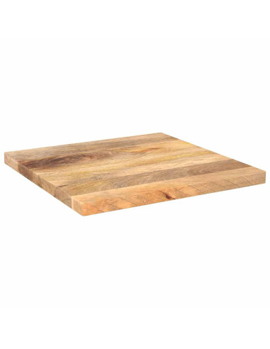 Piano Tavolo 60x60x2,5 cm Quadrato Legno Massello di Acacia
