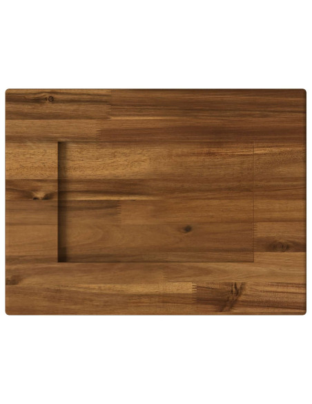 Piano del Tavolo Rettangolare 90 x 50 x 3,5 cm Rettangolare