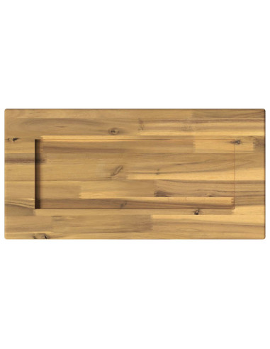 Piano del Tavolo Rettangolare 90 x 50 x 3,5 cm Rettangolare