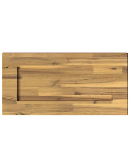 Piano del Tavolo Rettangolare 90 x 50 x 3,5 cm Rettangolare