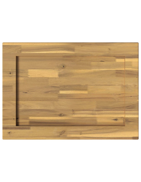 Piano del Tavolo Rettangolare 80 x 40 x 3,5 cm Rettangolare