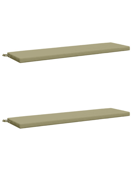 Cuscini per Panchina a 2 Pezzi SOEST 2 pz 100% Poliestere