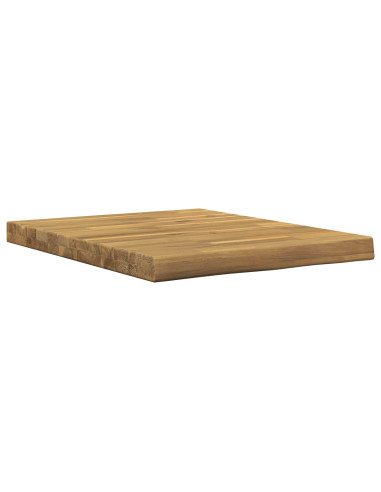 Piano del Tavolo Rettangolare 90 x 50 x 3,5 cm Quadrato Bianco