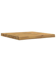 Piano del Tavolo Rettangolare 60 x 60 x 3,5 cm Quadrato Bianco 2