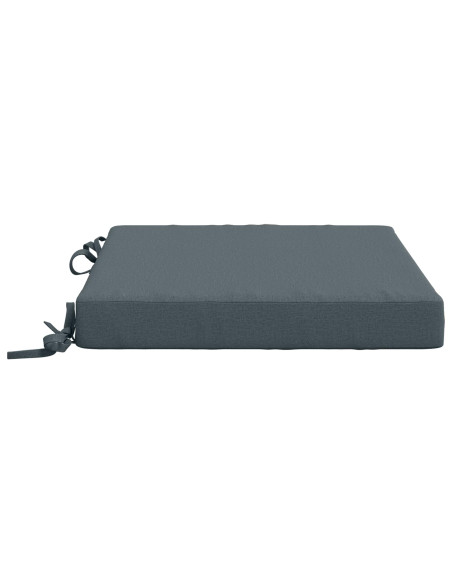 Cuscini per Sedia in 4 Pezzi SOEST 4 pz 100% Poliestere Blu