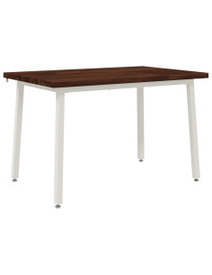 120 x 70 x 75 cm Legno di Acacia Massello Rettangolare
