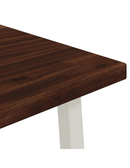 120 x 70 x 75 cm Legno di Acacia Massello Rettangolare