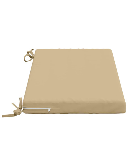 Cuscini per Panchina a 2 Pezzi SOEST 2 pz 100% Poliestere Beige