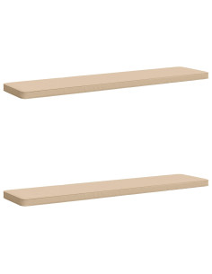 Cuscini per Panchina a 2 Pezzi VUGHT 2 pz 100% Poliestere Crema