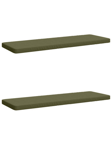 Cuscini per Panchina a 2 Pezzi VUGHT 2 pz 100% Poliestere