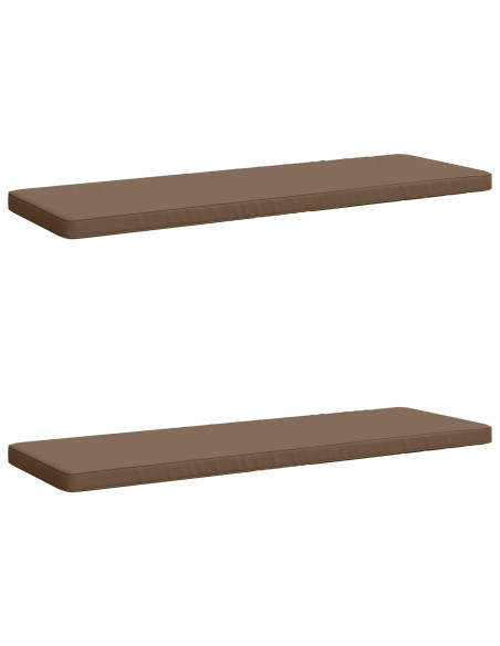 Cuscini per Panchina a 2 Pezzi VUGHT 2 pz 100% Poliestere