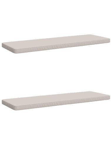 Cuscini per Panchina a 2 Pezzi VUGHT 2 pz 100% Poliestere