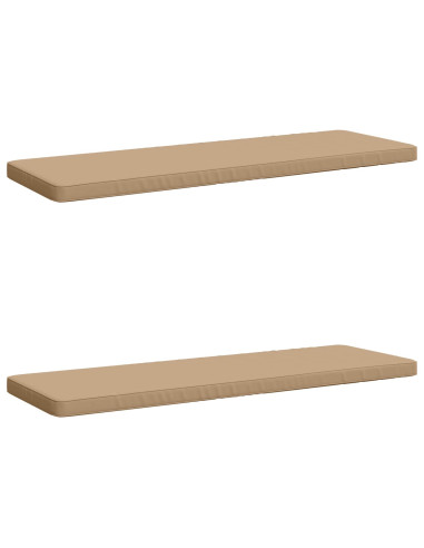Cuscini per Panchina a 2 Pezzi VUGHT 2 pz 100% Poliestere