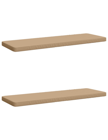 Cuscini per Panchina a 2 Pezzi VUGHT 2 pz 100% Poliestere