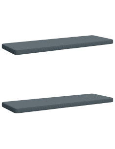 Cuscini per Panchina a 2 Pezzi VUGHT 2 pz 100% Poliestere Blu