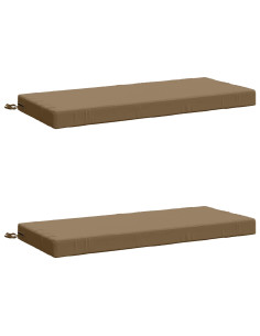 Cuscini per Panchina a 2 Pezzi SOEST 2 pz 100% Poliestere