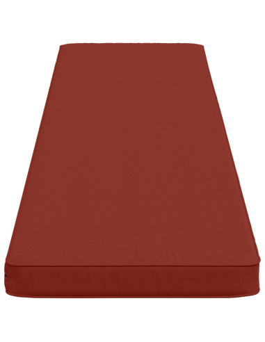 Cuscini per Panchina a 2 Pezzi VUGHT 2 pz 100% Poliestere Rosso