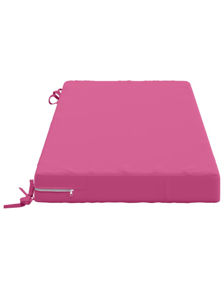 Cuscini per Panchina a 2 Pezzi SOEST 2 pz 100% Poliestere Rosa