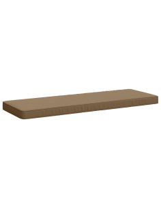 Cuscino per Panchina a 1 Pezzo VUGHT 100% Poliestere Tortora