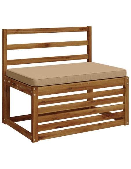 Cuscino per Panchina a 1 Pezzo VUGHT 100% Poliestere Sabbia