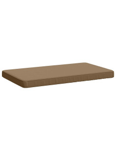Cuscino per Panchina a 1 Pezzo VUGHT 100% Poliestere Tortora