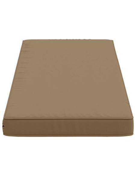 Cuscino per Panchina a 1 Pezzo VUGHT 100% Poliestere Tortora