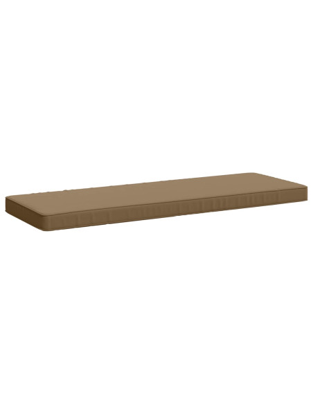 Cuscino per Panchina a 1 Pezzo VUGHT 100% Poliestere Tortora