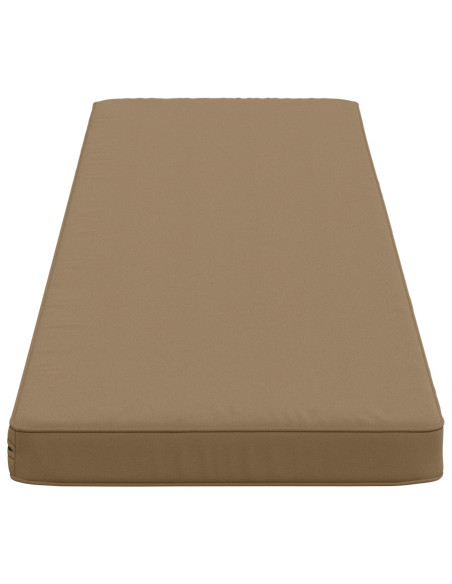 Cuscino per Panchina a 1 Pezzo VUGHT 100% Poliestere Tortora