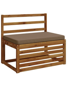 Cuscino per Panchina a 1 Pezzo VUGHT 100% Poliestere Tortora 2