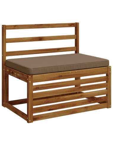 Cuscino per Panchina a 1 Pezzo VUGHT 100% Poliestere Tortora