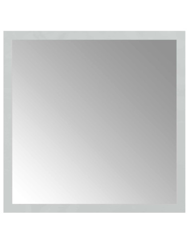 Specchio da bagno LED Trasparente 30 x 30 cm vetro temperato