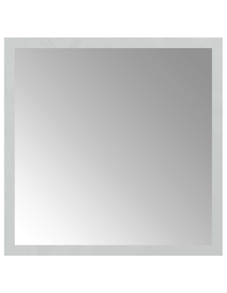 Specchio da bagno LED Trasparente 30 x 30 cm vetro temperato