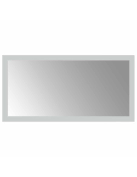 Specchio da bagno LED Trasparente 40 x 20 cm vetro temperato