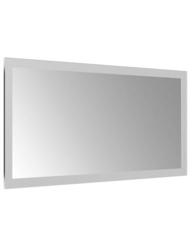 Specchio da bagno LED Trasparente 40 x 20 cm vetro temperato