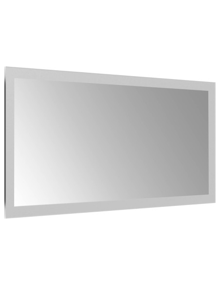 Specchio da bagno LED Trasparente 40 x 20 cm vetro temperato