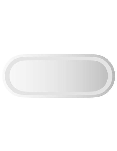 Specchio da bagno LED Trasparente 50 x 20 cm vetro temperato