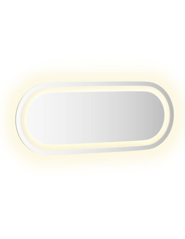 Specchio da bagno LED Trasparente 50 x 20 cm vetro temperato