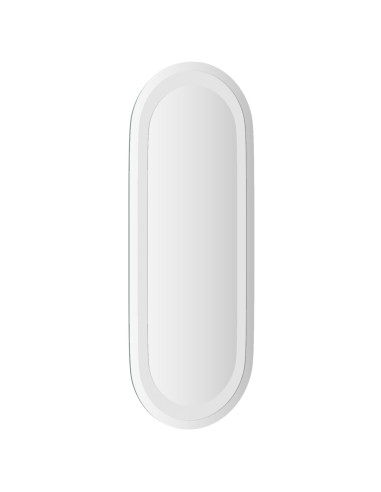 Specchio da bagno LED Trasparente 50 x 20 cm vetro temperato
