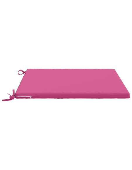 Cuscini per Sedia in 4 Pezzi SOEST 4 pz 100% Poliestere Rosa