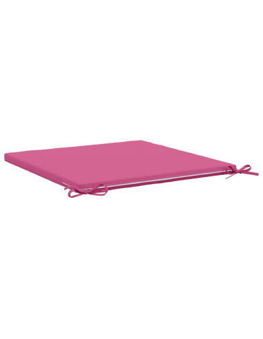 Cuscini per Sedia in 4 Pezzi SOEST 4 pz 100% Poliestere Rosa