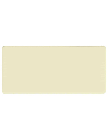 Cuscino per Panchina a 1 Pezzo VUGHT 100% Poliestere Crema
