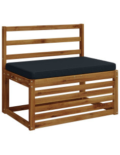 Cuscino per Panchina a 1 Pezzo VUGHT 100% Poliestere Blu Scuro 2