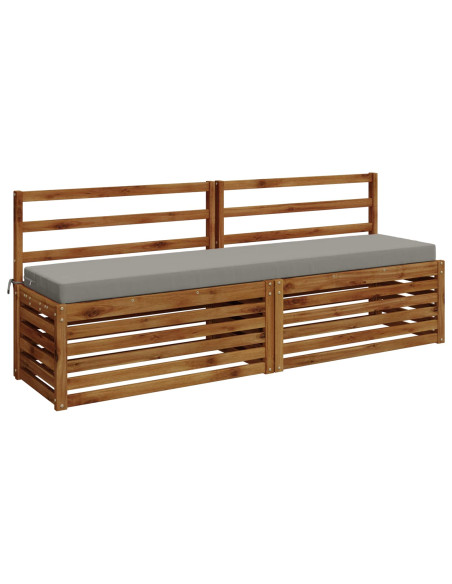 Cuscini per Panchina a 2 Pezzi SOEST 2 pz 100% Poliestere