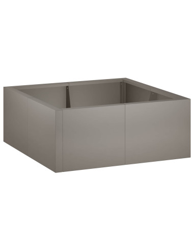 Muro di contenimento 4 pz 100 x 100 x 40 cm Acciaio Corten
