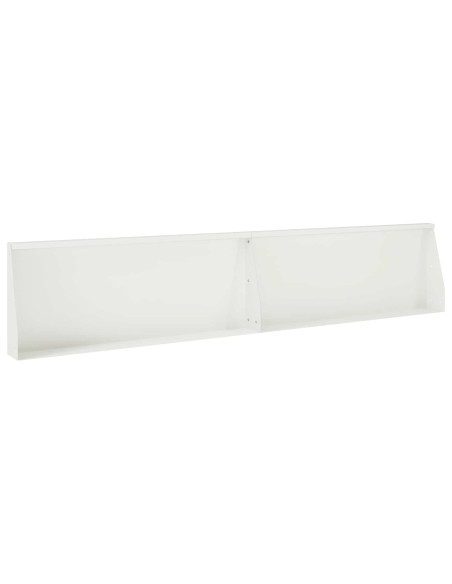 Muro di contenimento 6 pz 200 x 100 x 50 cm Acciaio Bianco