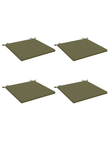 Cuscini per Sedia in 4 Pezzi SOEST 4 pz 100% Poliestere