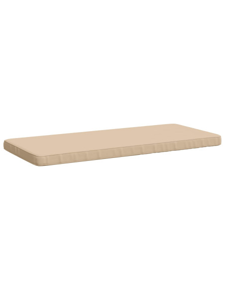 Cuscino per Panchina a 1 Pezzo VUGHT 100% Poliestere Crema