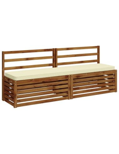 Cuscino per Panchina a 1 Pezzo VUGHT 100% Poliestere Crema
