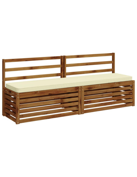 Cuscino per Panchina a 1 Pezzo VUGHT 100% Poliestere Crema